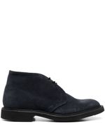 Tricker's bottines Aldo Chukka en daim - Bleu