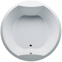 Riho Colorado rond inbouwbad 4-persoons 180cm glans wit acryl