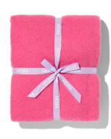 HEMA Plaid wol-look roze 130x150 (felroze)
