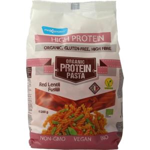 Maxsport Protein pasta red lentil fussili bio