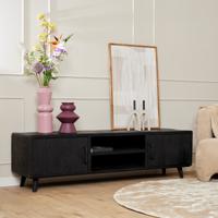 Tv meubel Omaha Black | 180 cm STF-12552