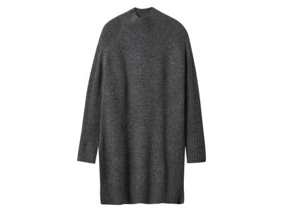 esmara Gebreide dames jurk (Grijs, XL (48/50))