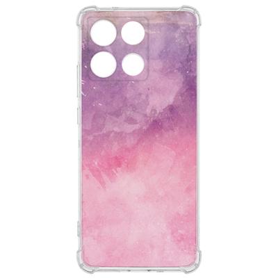 TPU Telefoonhoesje Motorola Moto G56 - Pink Purple Paint backcover