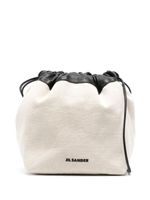 Jil Sander sac seau à logo imprimé - Tons neutres