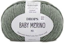 Drops Baby Merino Mix 050 Saliegroen