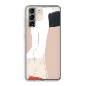 Lava: Samsung Galaxy S21 Transparant Hoesje