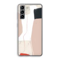 Lava: Samsung Galaxy S21 Transparant Hoesje