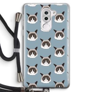 It's a Purrr Case: Honor 6X Transparant Hoesje met koord