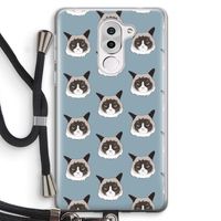 It's a Purrr Case: Honor 6X Transparant Hoesje met koord