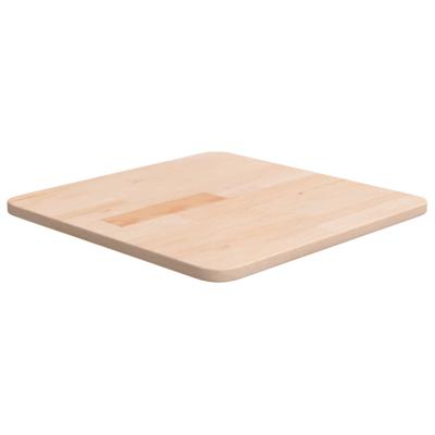 Tafelblad vierkant 40x40x1,5 cm onbehandeld massief eikenhout