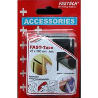 FASTECH® 908-330 Klittenband Om vast te plakken Hotmelt Haak- en lusdeel (l x b) 500 mm x 20 mm Zwart 1 paar - thumbnail