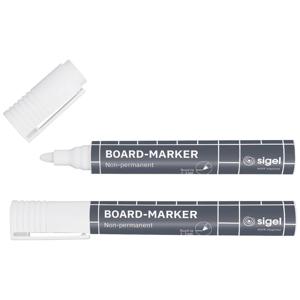 Sigel BA715 Glasboardmarker Wit 2 mm, 3 mm