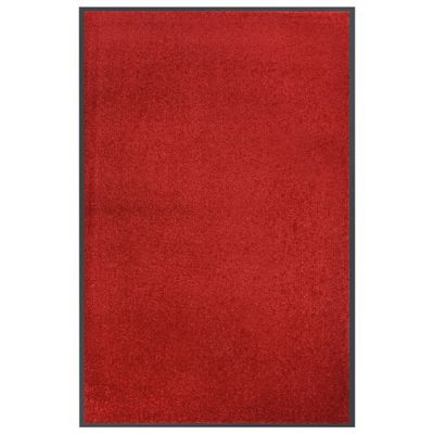 VidaXL Deurmat 80x120 cm rood