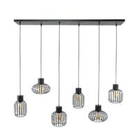 Fraaai - Margate hanglamp 6L 145 cm mix metaal