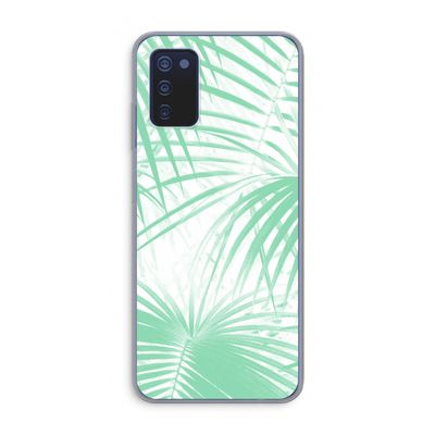 Palmbladeren: Samsung Galaxy A03s Transparant Hoesje
