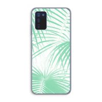 Palmbladeren: Samsung Galaxy A03s Transparant Hoesje
