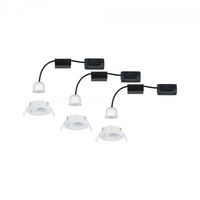 Paulmann 92971 EBL Nova mini Plus Coin LED-inbouwlamp Set van 3 stuks LED 4.20 W Wit - thumbnail