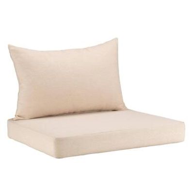 Kussenset Tarifa - crème - 2-delig