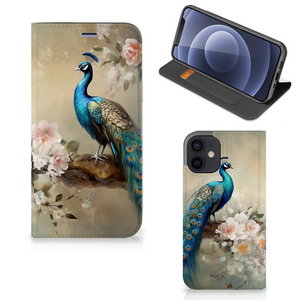 Hoesje maken voor iPhone 12 Mini Vintage Pauwen