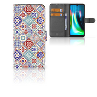 Motorola Moto G9 Play | E7 Plus Bookcase Tiles Color - thumbnail