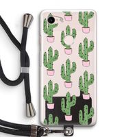 Cactus Lover: Pixel 3 Transparant Hoesje met koord Cactus Lover: Pixel 3 Transparant Hoesje met koord