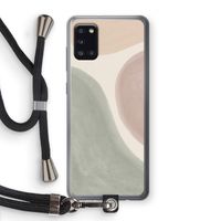 Geo #6: Samsung Galaxy A31 Transparant Hoesje met koord
