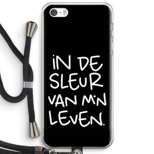 De Sleur: iPhone 5 / 5S / SE Transparant Hoesje met koord