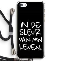 De Sleur: iPhone 5 / 5S / SE Transparant Hoesje met koord