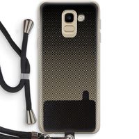 Musketon Halftone: Samsung Galaxy J6 (2018) Transparant Hoesje met koord