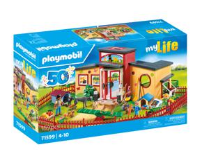 PLAYMOBIL myLife - Tiny Paws Pet Hotel constructiespeelgoed 71599