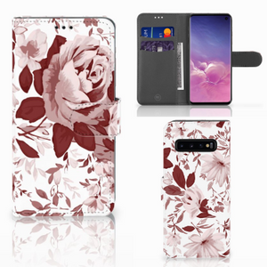 Hoesje Samsung Galaxy S10 Watercolor Flowers