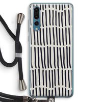 Moroccan stripes: Huawei P20 Pro Transparant Hoesje met koord