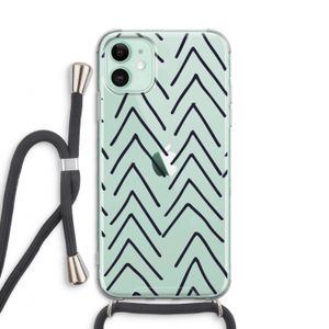 Marrakech Arrows: iPhone 11 Transparant Hoesje met koord
