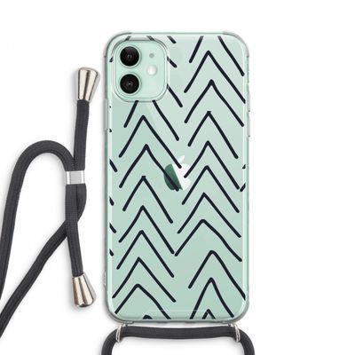 Marrakech Arrows: iPhone 11 Transparant Hoesje met koord