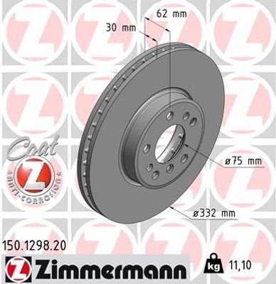 Remschijf Coat Z 150129820
