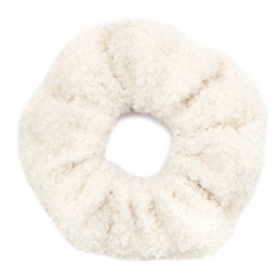scrunchie Teddy White