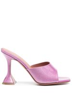 Amina Muaddi mules Lupita 95 mm à paillettes - Violet