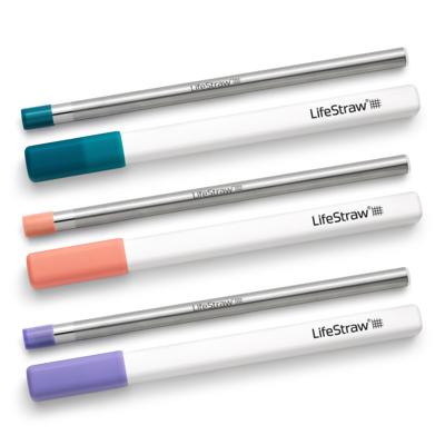 Lifestraw Sip 1-delig Met Harde Opbergkoker- Waterfilter Laguna, Apricot, Thistle