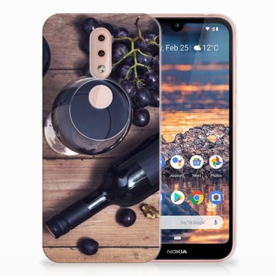 Nokia 4.2 | Siliconen Case | Wijn