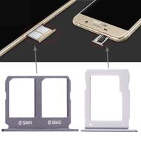 2 SIM-kaarthouder + Micro SD Card lade voor Galaxy A9100 / A9 (2016)(Black)