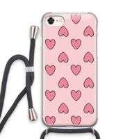 Ondersteboven verliefd: iPhone 8 Transparant Hoesje met koord