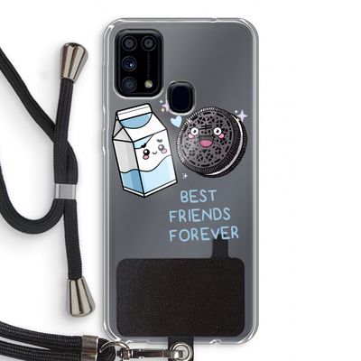 Best Friend Forever: Samsung Galaxy M31 Transparant Hoesje met koord