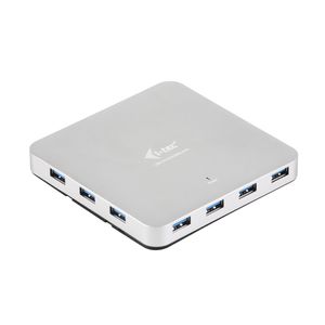 i-tec Metal U3HUBMETAL10 interface hub USB 3.2 Gen 1 (3.1 Gen 1) Type-A 5000 Mbit/s Zilver