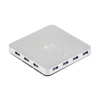 i-tec Metal U3HUBMETAL10 interface hub USB 3.2 Gen 1 (3.1 Gen 1) Type-A 5000 Mbit/s Zilver - thumbnail