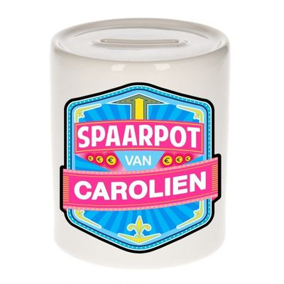 Vrolijke Carolien spaarpotten voor kinderen