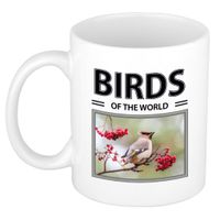 Foto mok Pestvogel beker - birds of the world cadeau Pestvogels liefhebber - thumbnail