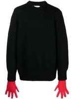 Charles Jeffrey Loverboy pull en maille gaufrée - Noir - thumbnail