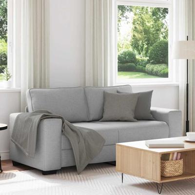 2-zitsbank Wolkengrijs 140 cm Stof
