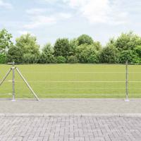 Weidehekwerk Zilver 25 x 0.8 m Gegalvaniseerd staal