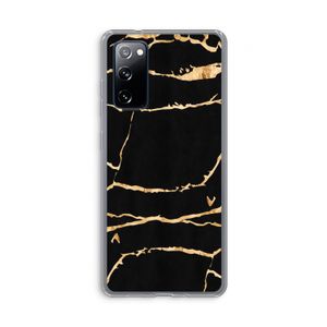 Gouden marmer: Samsung Galaxy S20 FE / S20 FE 5G Transparant Hoesje